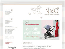 Tablet Screenshot of nidoprato.com